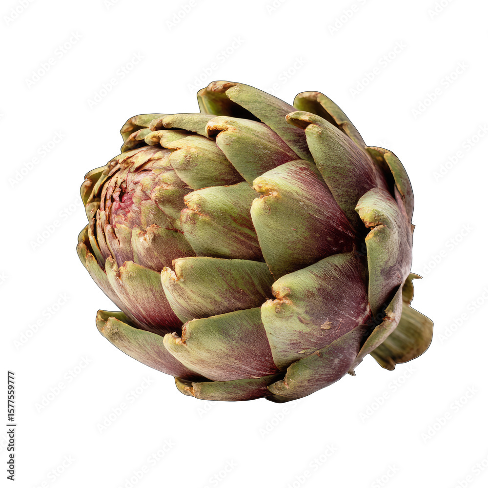 Fototapeta premium Close-up of a fresh artichoke head