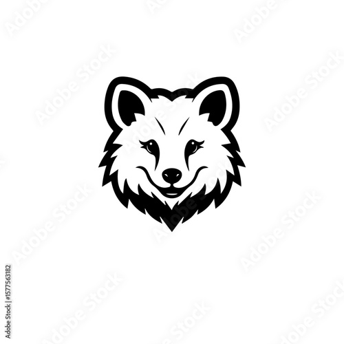 vector illustration of a wolf