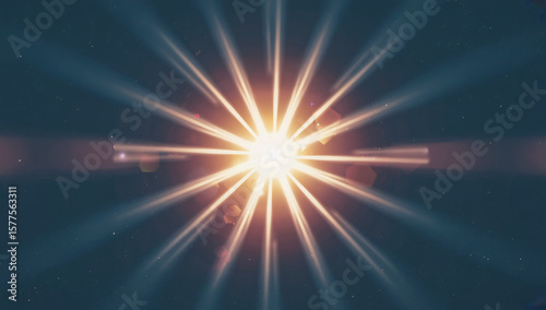 abstract background with rays of light