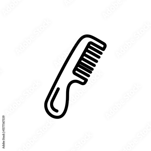 black outline toothbrush icon for oral hygiene products