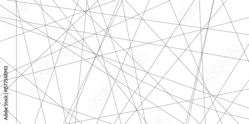 Abstract black lines with white background. Creative and geometric shape with luxury pattern and paper texture design. abstract background with stripes for website design Technology background.	