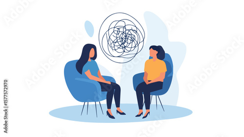 Professional Psychotherapy Session with Female Psychologist
