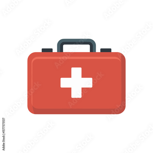 Essential Aid: A vibrant, well-stocked first aid kit, ready to provide immediate care and assistance, symbolizing preparedness, health, and safety in any emergency situation.