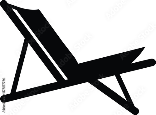 Beach Chair Silhouette
