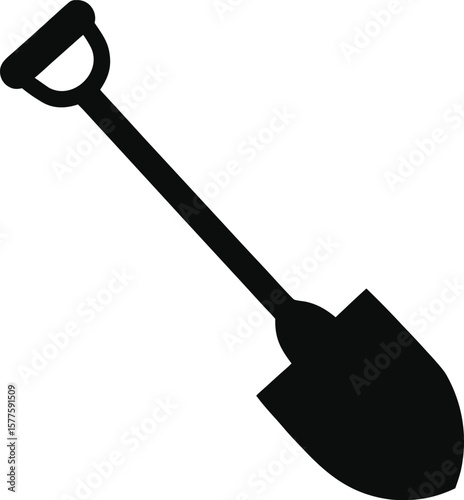 Shovel vector design illustration isolated on white background