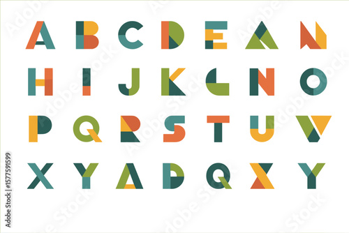 Geometrical abstract logos and a mega collection that includes logos with letters