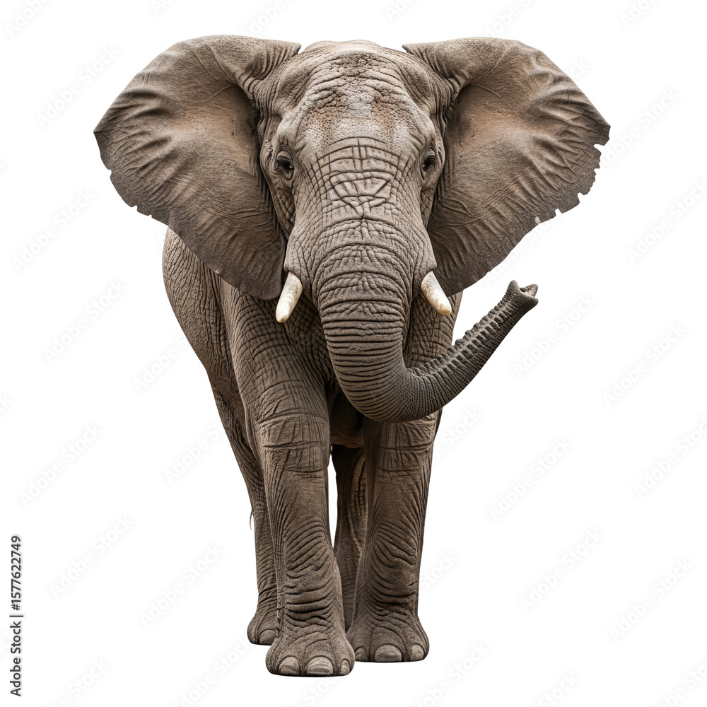 Obraz premium Elephant standing portrait