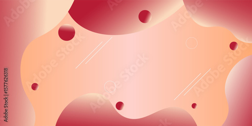 cool abstract liquid background. fluid trendy gradient. shape composition design. eps 10 vector.
