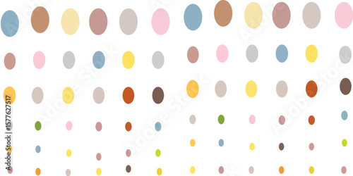 Multicolored dot background