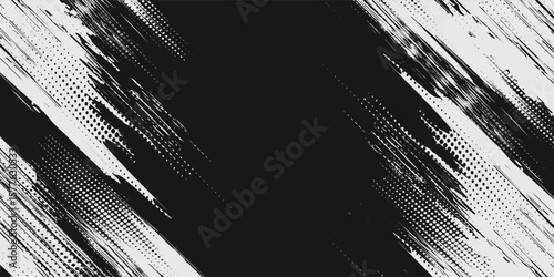 Abstract halftone wave dots background. Futuristic twisted grunge pattern, dots, circles. Vector modern optical pop art texture for posters, business cards and etc. Eps10