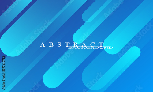 Abstract blue background with diagonal lines. Dynamic shapes composition. Vector illustration