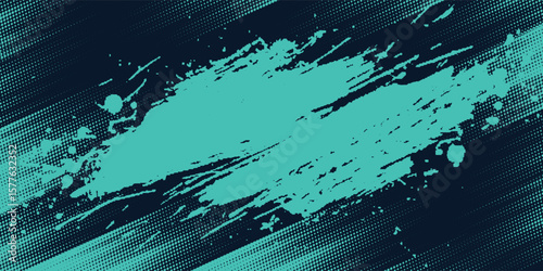 Minimal Abstract turquoise Grunge Scratch Background Template.