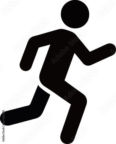 running man silhouette