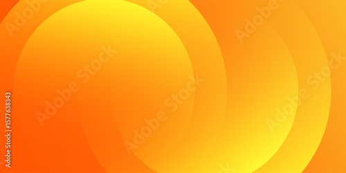Minimal geometric background. Orange elements with fluid gradient. Dynamic shapes composition. Eps10 vector
