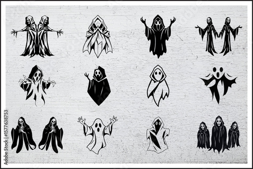 The Cloaked Terror, Apparition Unleashed, Specter of the Abyss, Wailing Shadow Spirit.