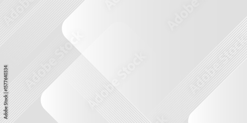 background design with diagonal line pattern in grey colour. Vector white horizontal template for business banner, formal invitation backdrop, luxury.