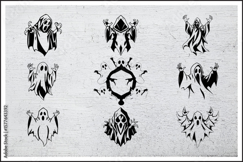 Rise of the Phantom, The Haunted Summon, Ghostly Wraith in Shadows, Ethereal Scream