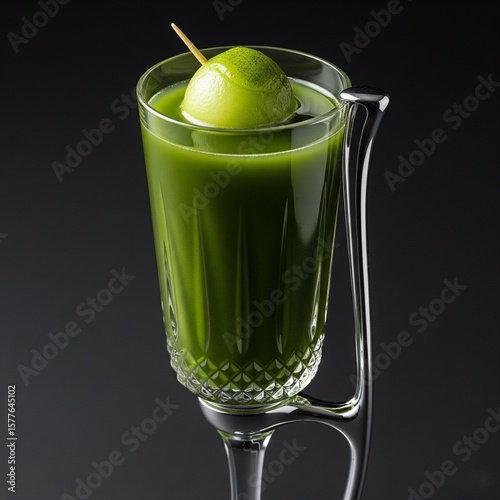 Matcha fruit juice