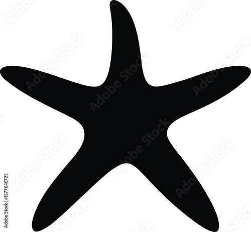 Star fish icon vector
