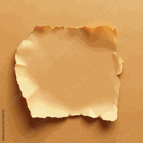 a piece old brown paper 