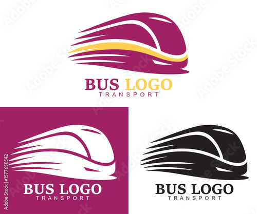 Modern Bus Transport Logo Design – Stylish Vehicle Branding Icon Template