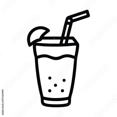 Soft drink doodle sketch illustration