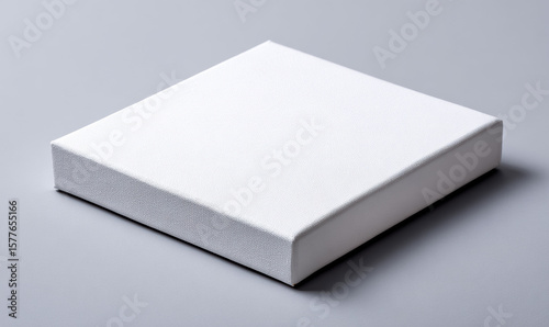 Blank white canvas on canvas strecher