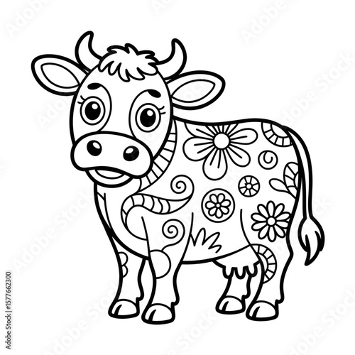 funny cow cartoon 