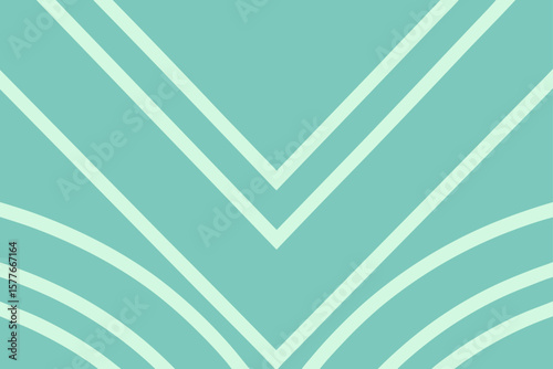 Pale Blue Mint Green Abstract Folded Shapes background
