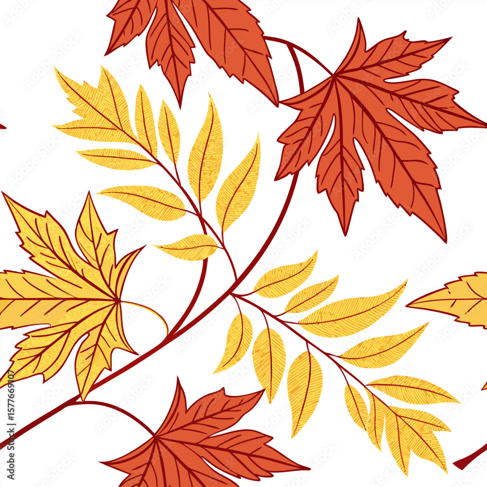 Fototapeta premium autumn leaves background