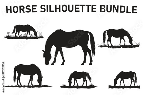 Grazing Horse and Knight Bundle
