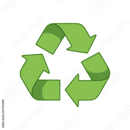 Recycle sign vector illustration, Set of packaging products symbols, packaging labels, information sign of recycling, cycle green symbols, Recycle icon symbol, Recycling and rotation arrow icon pack.