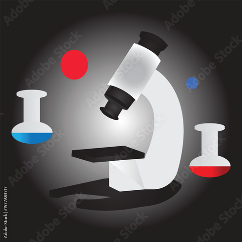 Lab technician adding solution Enzyme–Linked