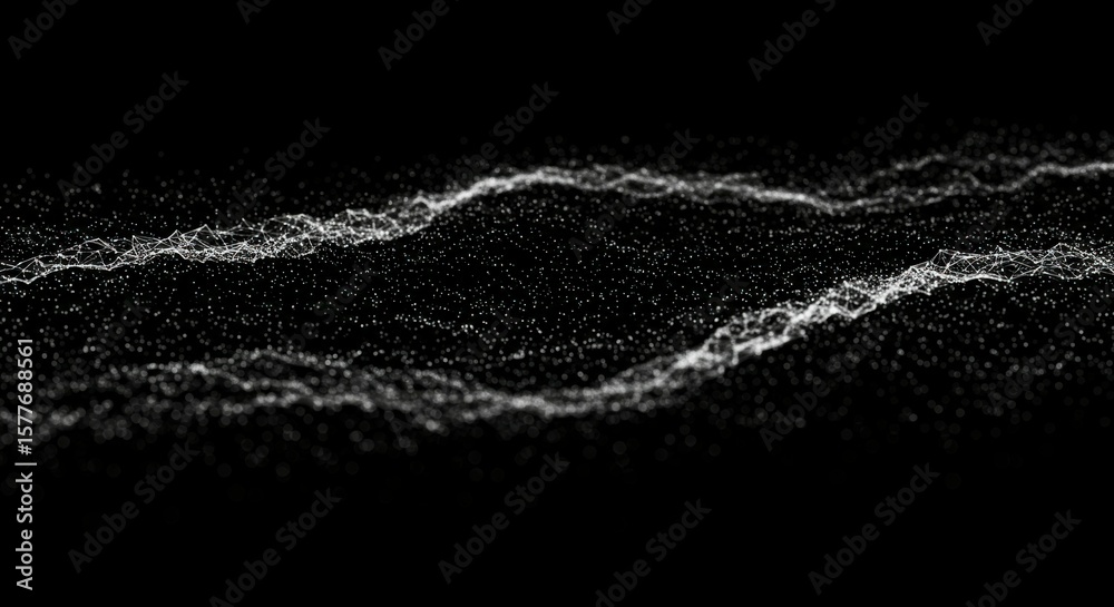 Obraz premium Abstract digital wave pattern (1)
