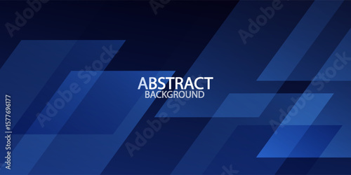 Blue rectangle abstract background. Vector illustration