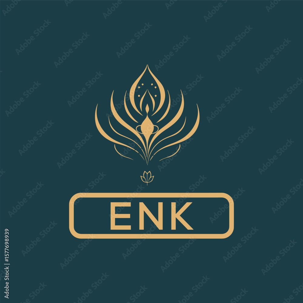 Obraz premium ENK logo design