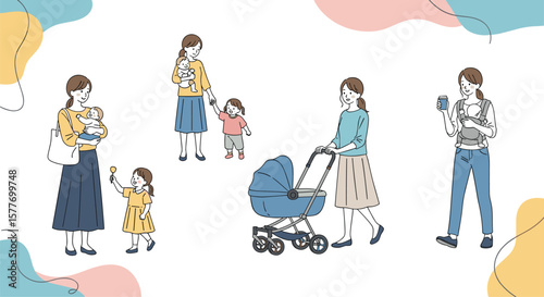 Diverse families enjoying outdoor activities together creating cherished childhood memories