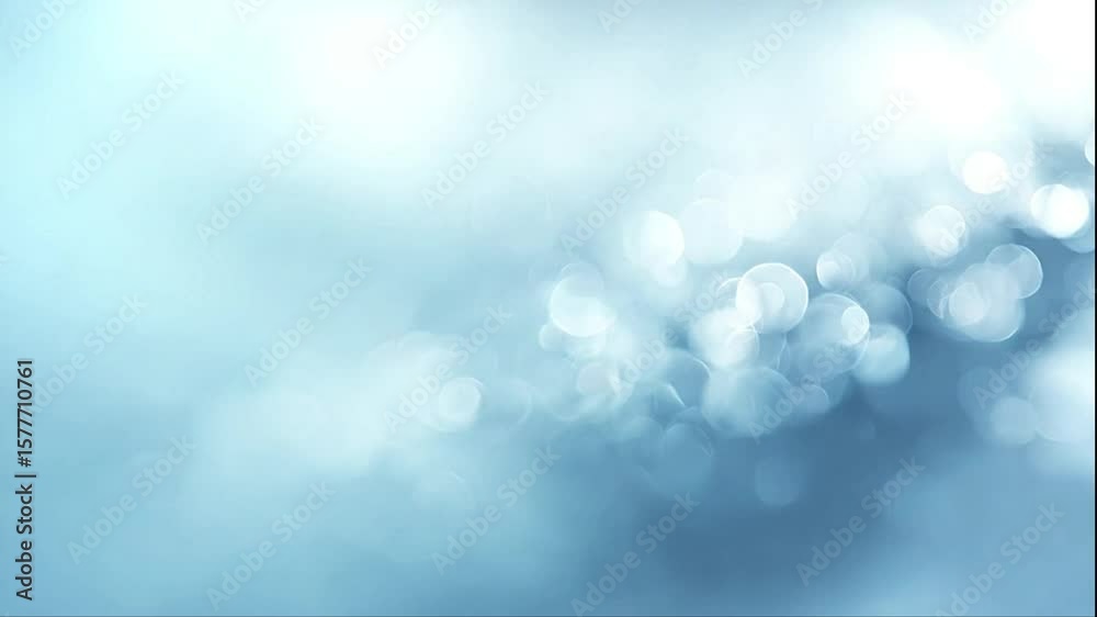 Abstract blue bokeh background for christmas winter holiday light effect and wallpaper design graphic