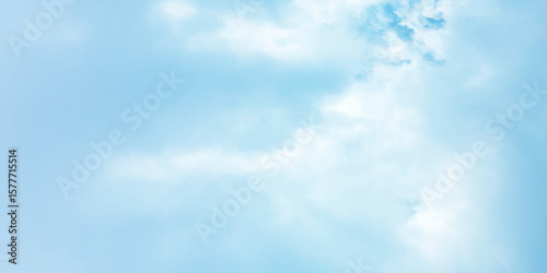 Blue sky, sun, clouds. A peaceful moment with underlying complexity. A reflection of the sky on thin clouds. Hidden emotions beneath a bright exterior like feeling melancholic on a good day background