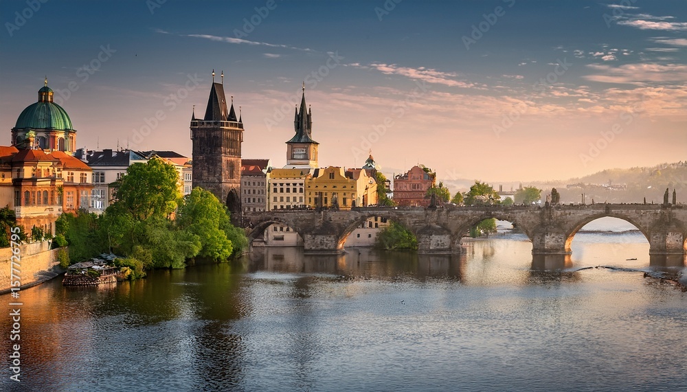 Fototapeta premium bridges in prague