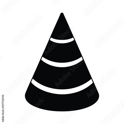 traffic cone isolated on white