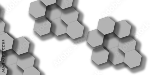 Background is a honeycomb of delicate shade Pattern. Integration technology with nature, sky. Futuristic pastel random digital hexagons. geometric pattern design for textiles and backgrounds.