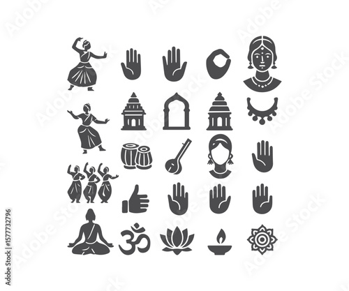 Indian Classical Dance: Bharatanatyam & Kathak Artistry Icons & Performance