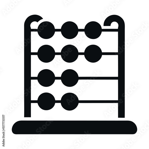 abacus-with-beads--clean-lines--vector-illustration
