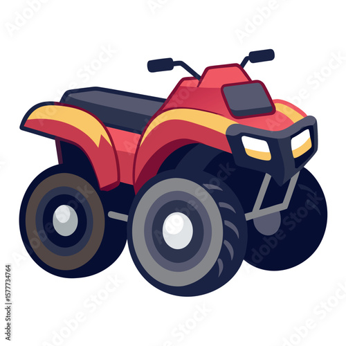 atv--all-terrain-vehicle---shiny-toon-style-with-w.eps