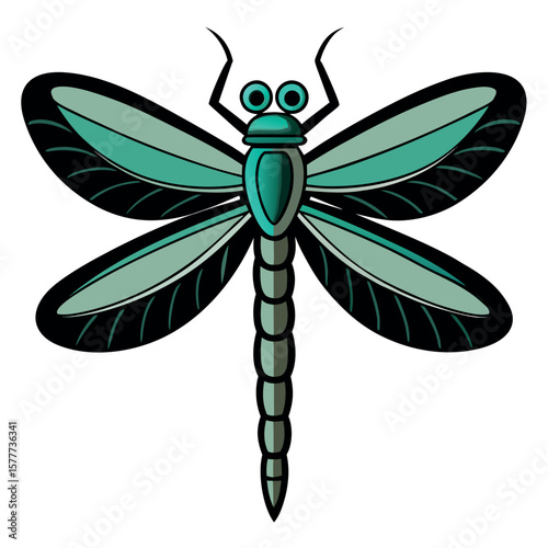 dragonfly-top-view-with-extended-wings-and-fine 