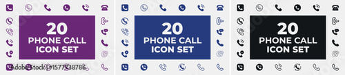 Phone call Icons Set