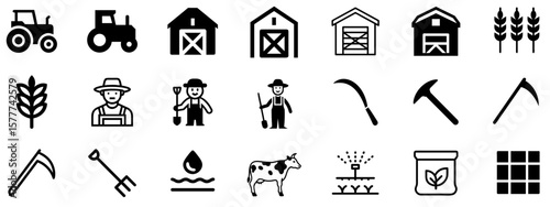 Agriculture & Farming Icons | Crop, Tool & Farm Management Icons