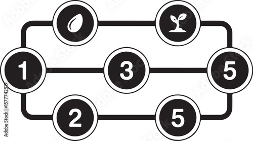 Step-by-Step Workflow Diagram Set

