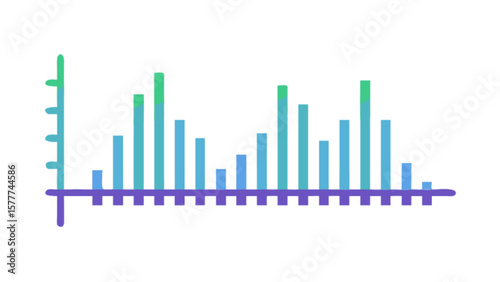 Explore data visualization graph chart with bar graph analysis for business and statistical insights